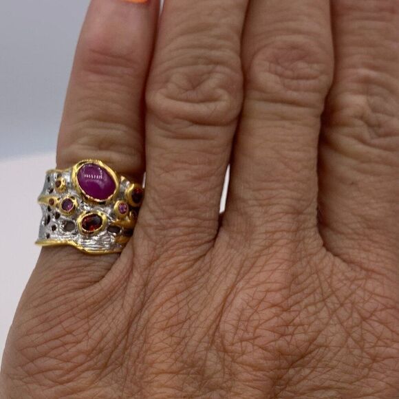 T.Babaton sleeveless top, 100% silk, elasticized waist, deep V, Sz XS - Picture 14 of 16